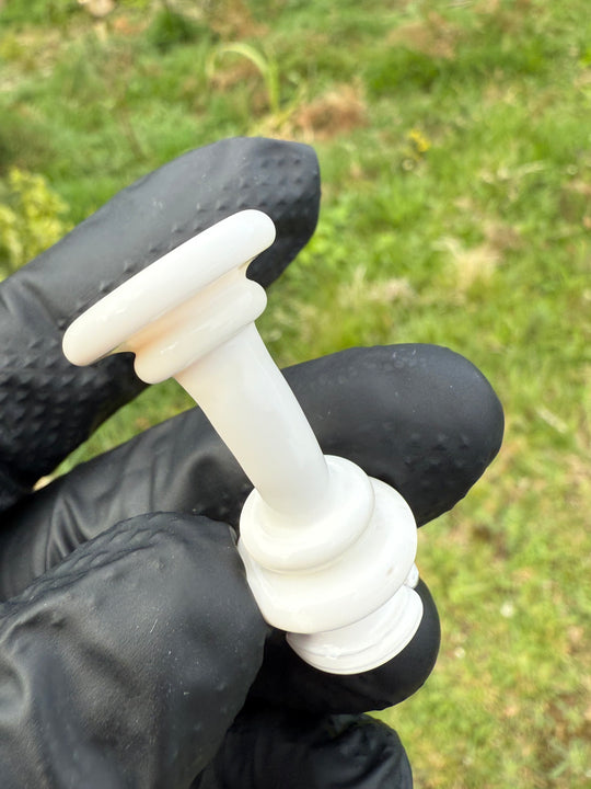 Yeti Glass Puffco Pivot Dry Top - White