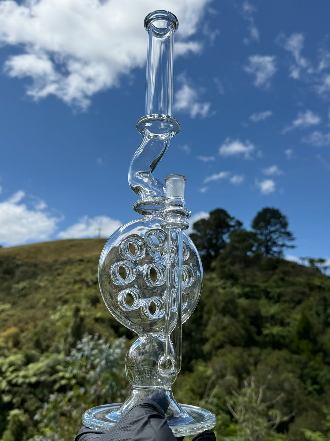Uzzi Glass Swiss Perc Tube #2 - Clear