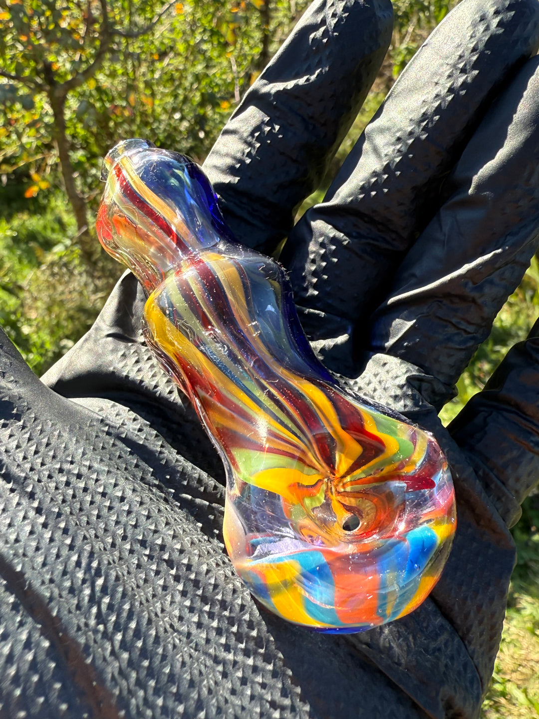 Green Thumb Bob Glass Spoon - Multicoloured #2