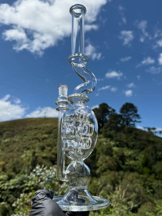 Uzzi Glass Swiss Perc Tube #2 - Clear