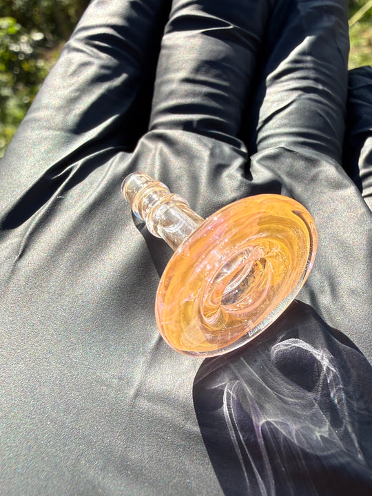 Yeti Glass Puffco Peak Joystick - Gold Fumed #2