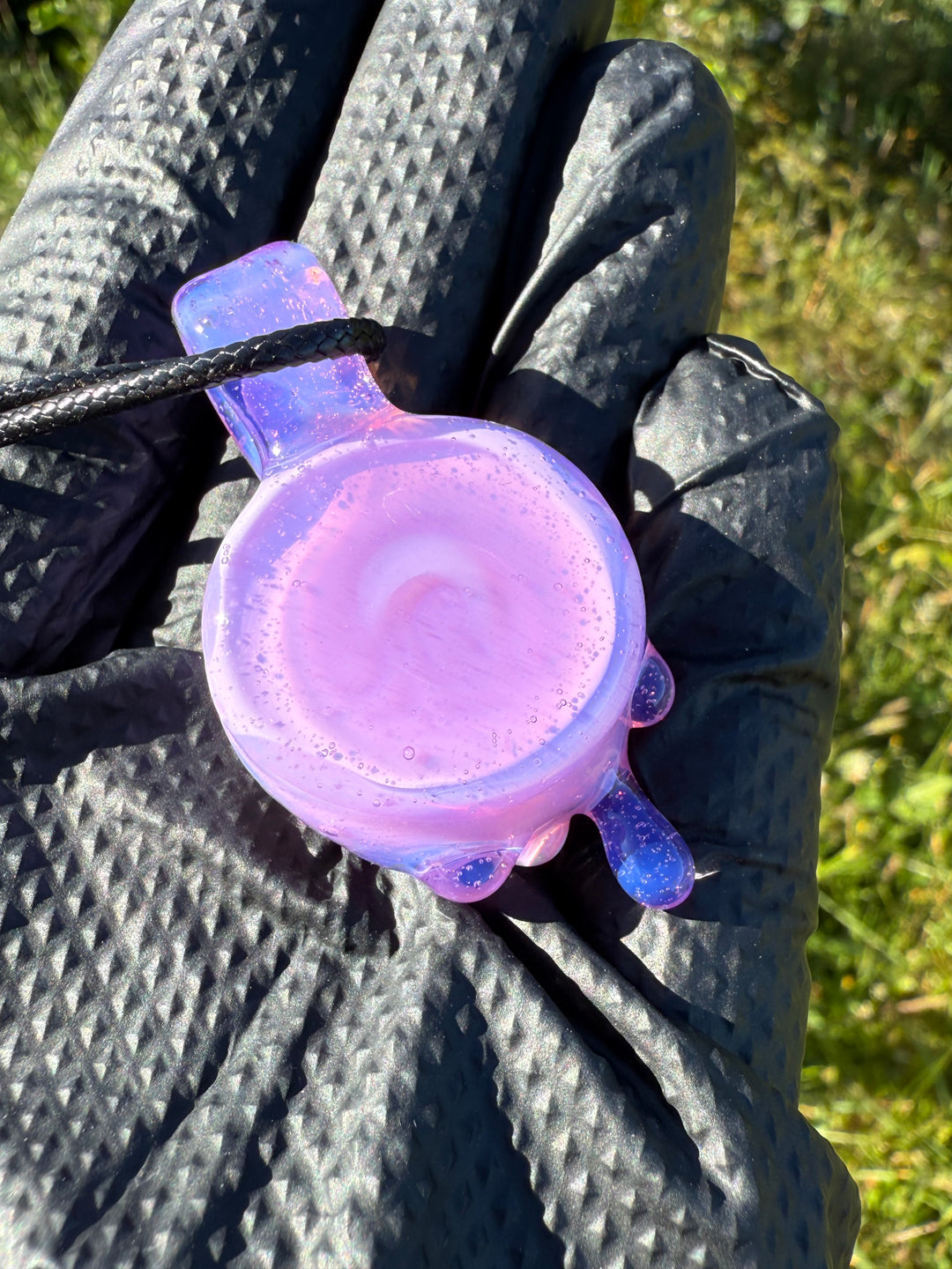 Jamie Clement Eye Pendant Drippy - Pink Slyme