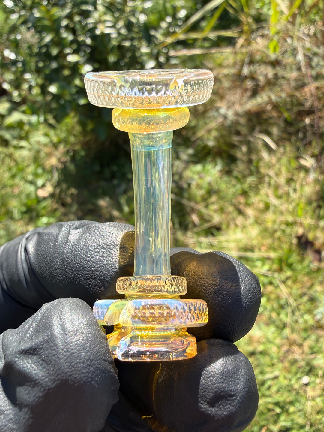 Yeti Glass Puffco Pivot Dry Top - Silver Fumed #2