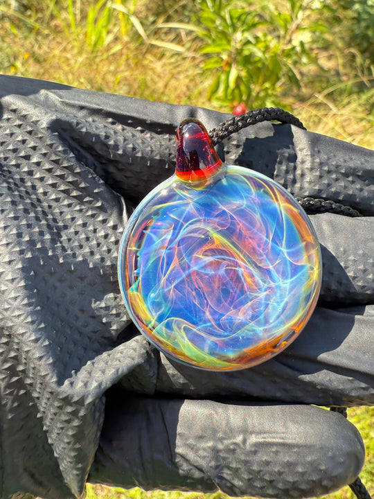Beerglass Chaos Medallion Pendant - Lokis Lipstick/Multicoloured #3