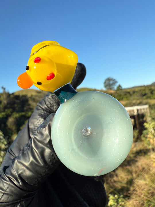 Waffle Glass Slide - Duck Handle