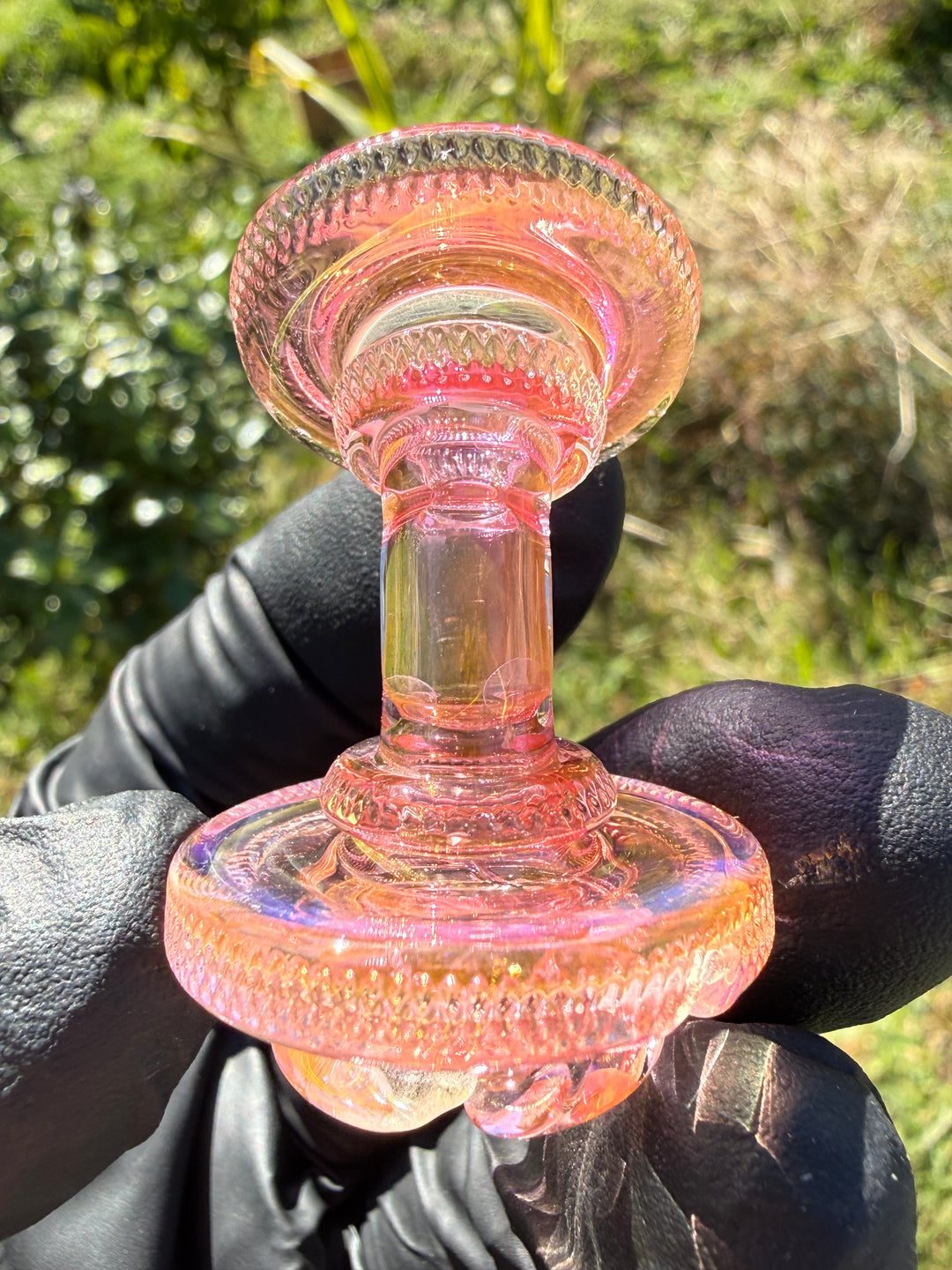 Yeti Glass Puffco Proxy Core Dry Top - Gold Fumed