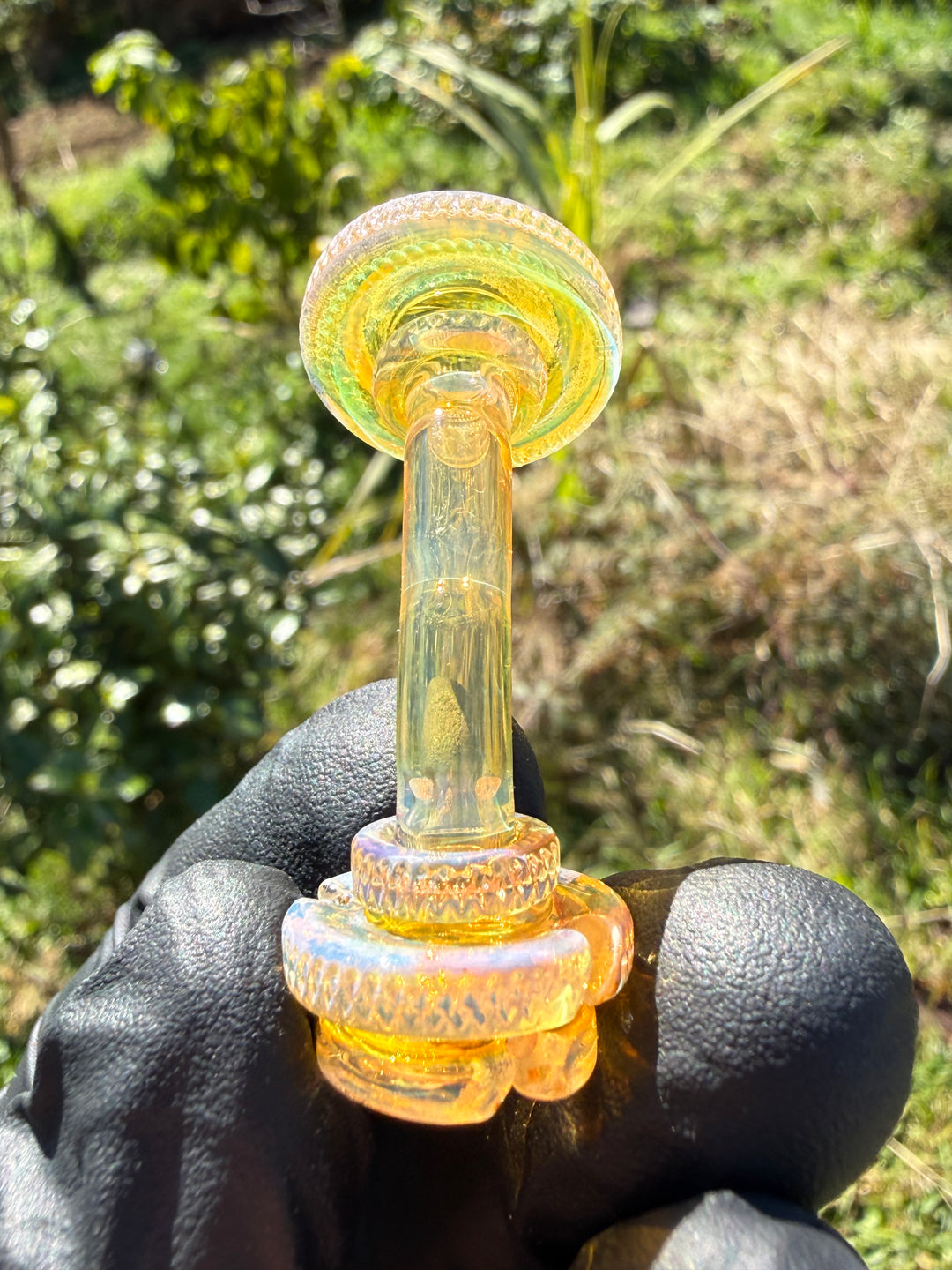Yeti Glass Puffco Pivot Dry Top - Silver Fumed #3