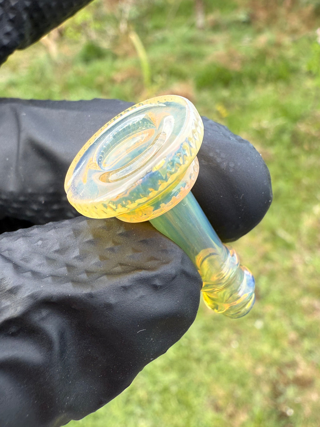 Yeti Glass Puffco Peak Joystick - Silver Fumed #1