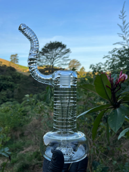 The Glass Bandit 18mm Bubbler #1 - Clear