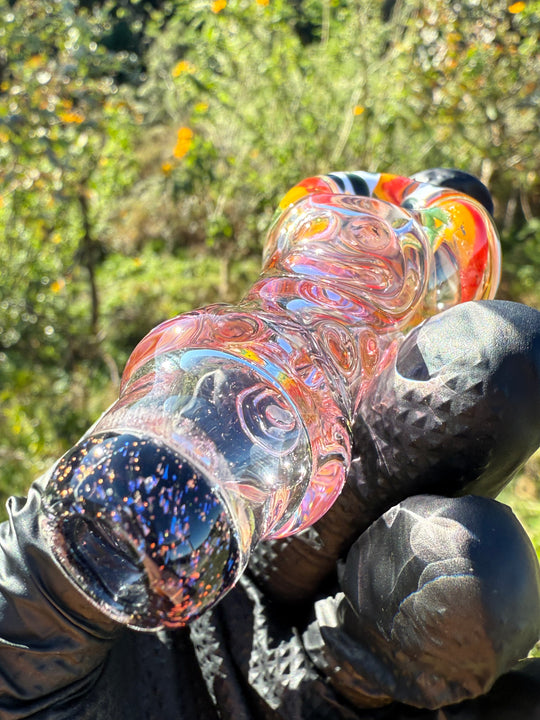 Green Thumb Bob Glass Spoon - Multicoloured/Gold Fumed #1