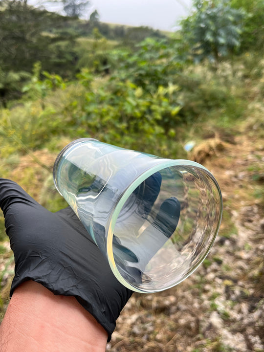 Empirical Glass Cup #4 - Silver Fumed