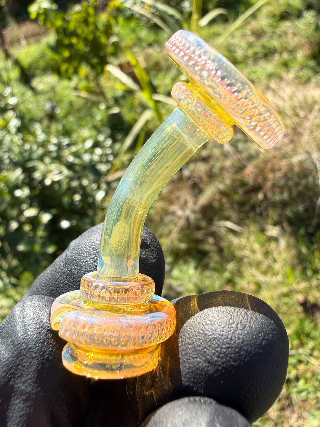 Yeti Glass Puffco Pivot Dry Top - Silver Fumed #3
