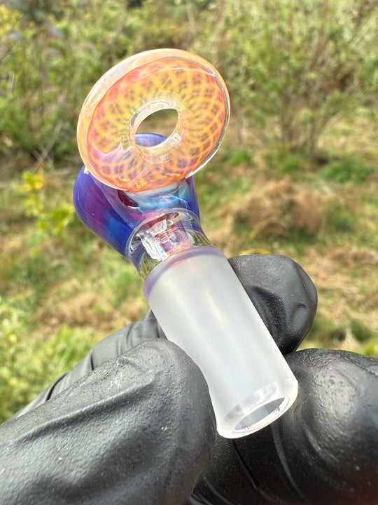 Empirical Glass Slide 14mm Fumicello - Amber Purple