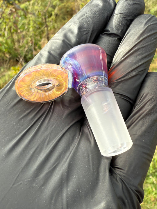 Empirical Glass Slide 14mm Fumicello - Amber Purple