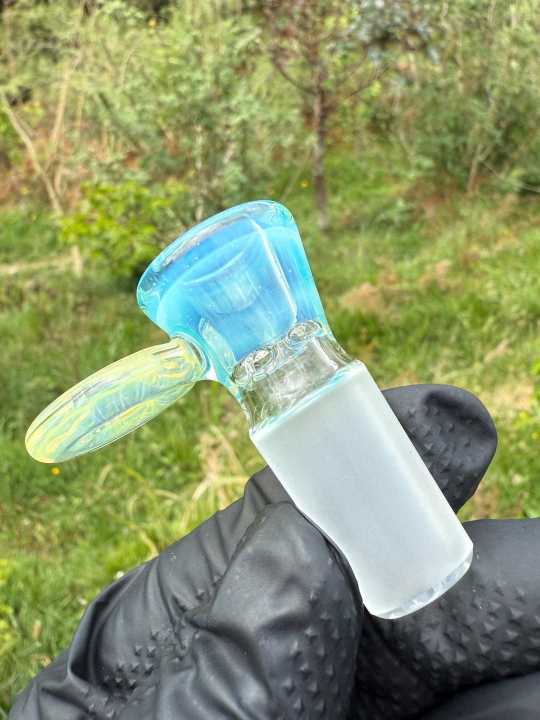 Empirical Glass Grill Perc Tube With Trashcan/Slide - Marina