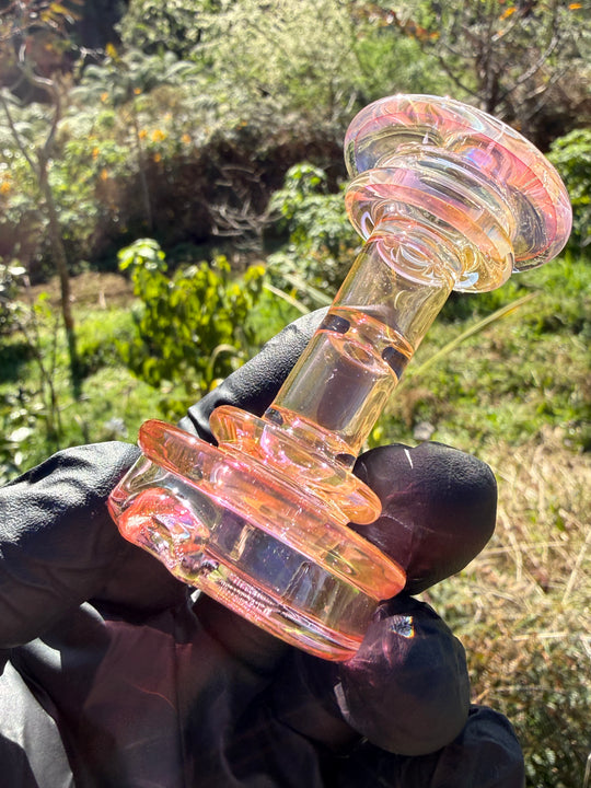 Yeti Glass Puffco Peak Dry Top - Gold Fumed #1