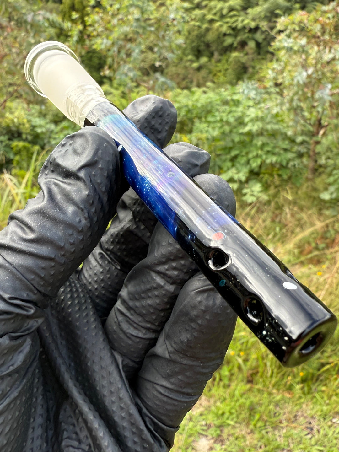 Jamie Clement Glass Collaboration Downstem - Galaxy #4