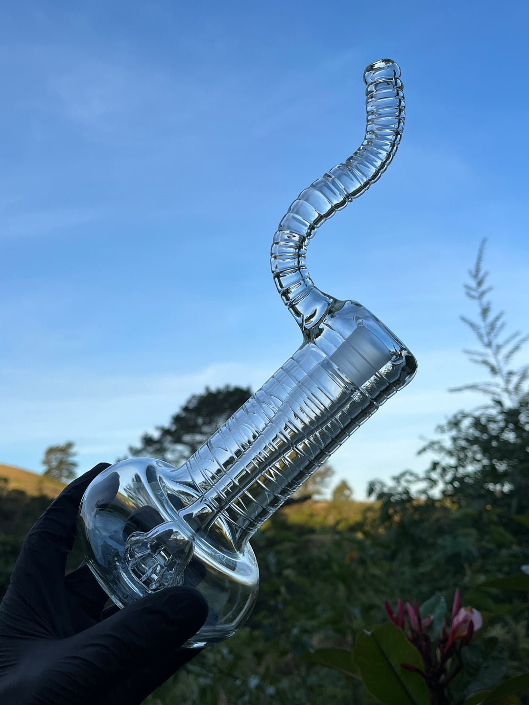 The Glass Bandit 18mm Bubbler #1 - Clear