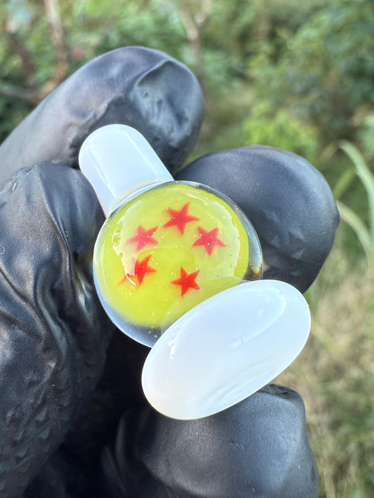 Uzzi Glass Dbz Milli Carb Cap - White