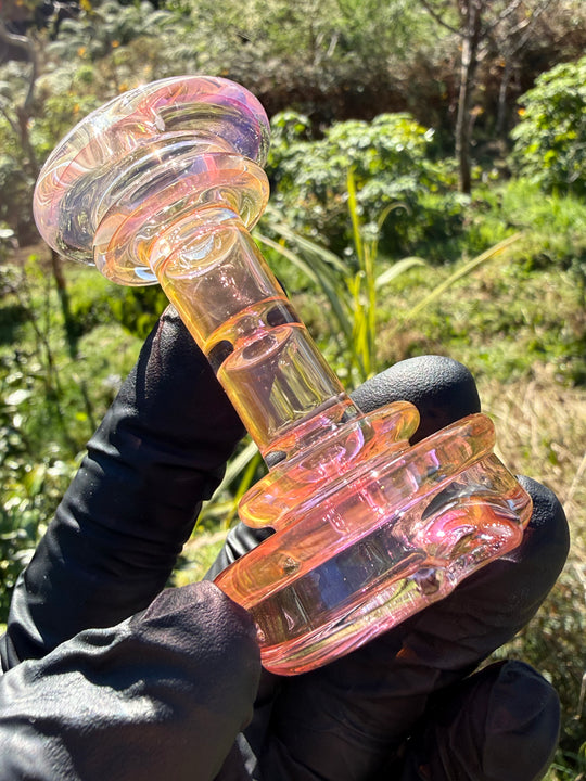 Yeti Glass Puffco Peak Dry Top - Gold Fumed #1
