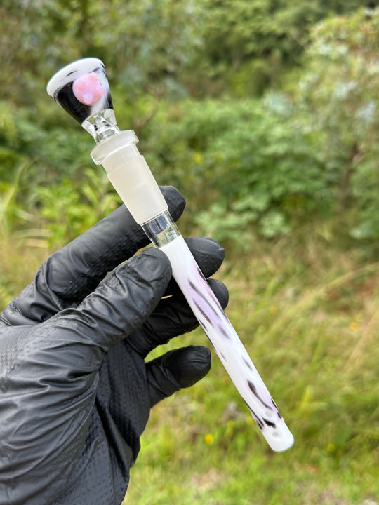 Jamie Clement Glass Collaboration Downstem/Slide - Cow Colour