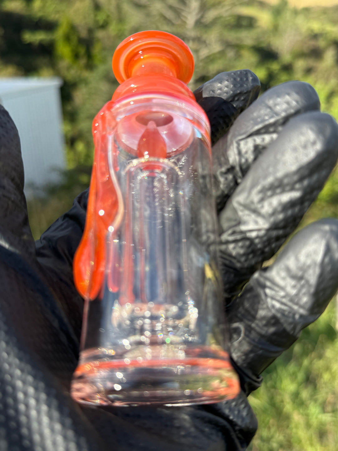 Uzzi Glass Puffco Drip Jammer  -Orange
