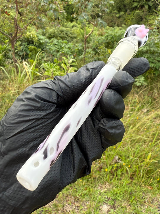 Jamie Clement Glass Collaboration Downstem/Slide - Cow Colour