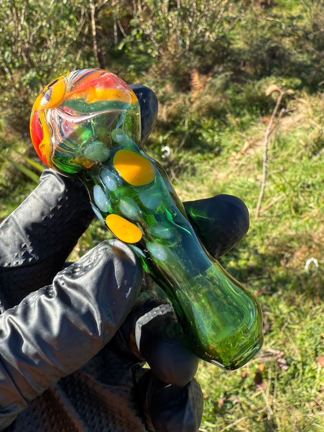 Green Thumb Bob Glass Spoon - Multicoloured #3
