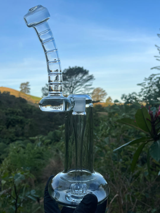 The Glass Bandit 18mm Bubbler #2 - Clear