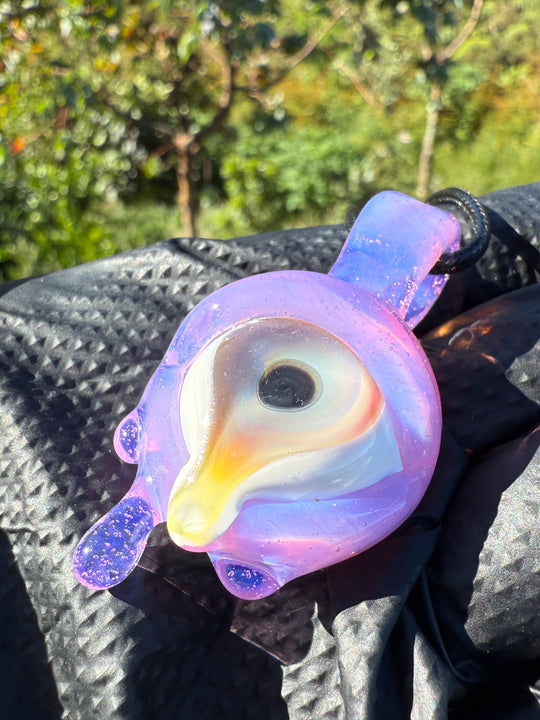 Jamie Clement Eye Pendant Drippy - Pink Slyme