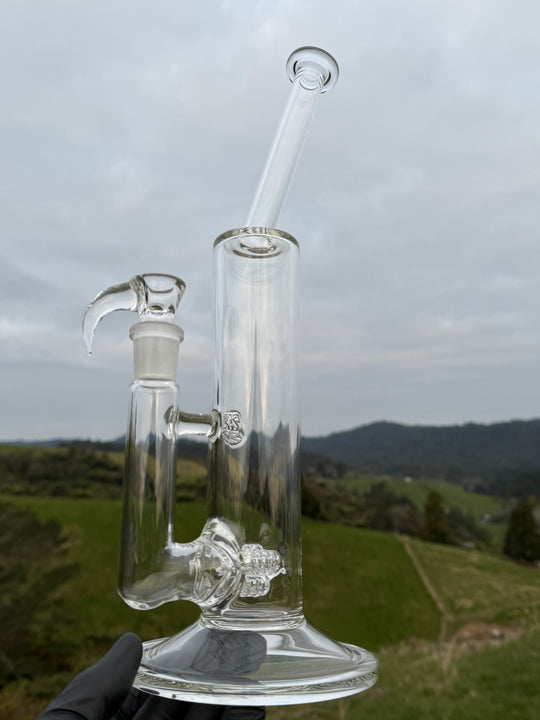 2K Triple Inline Bent Neck With Slide - Clear