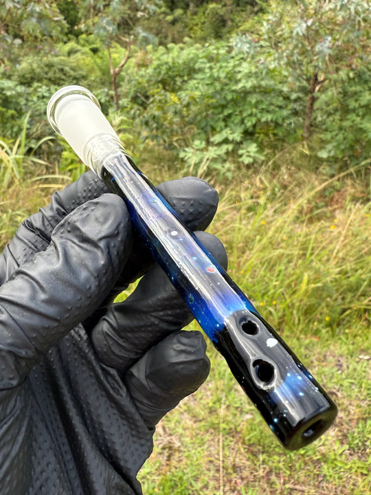 Jamie Clement Glass Collaboration Downstem - Galaxy #5