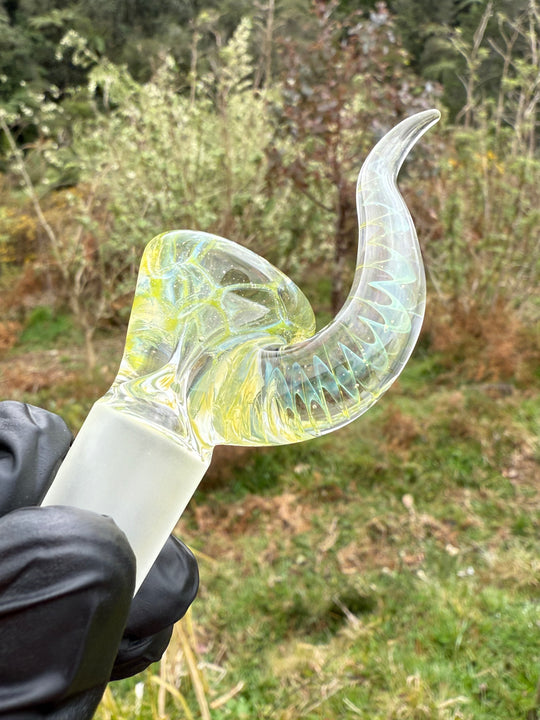 Alex Golovin Slide 18mm Up Horn - Yellow Slyme/Custom/UV