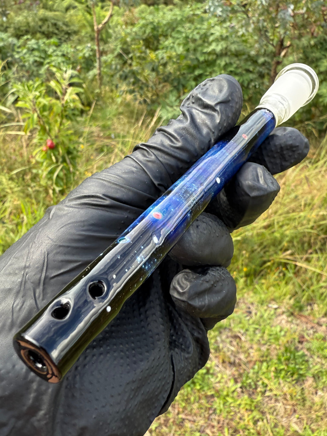 Jamie Clement Glass Collaboration Downstem - Galaxy #1