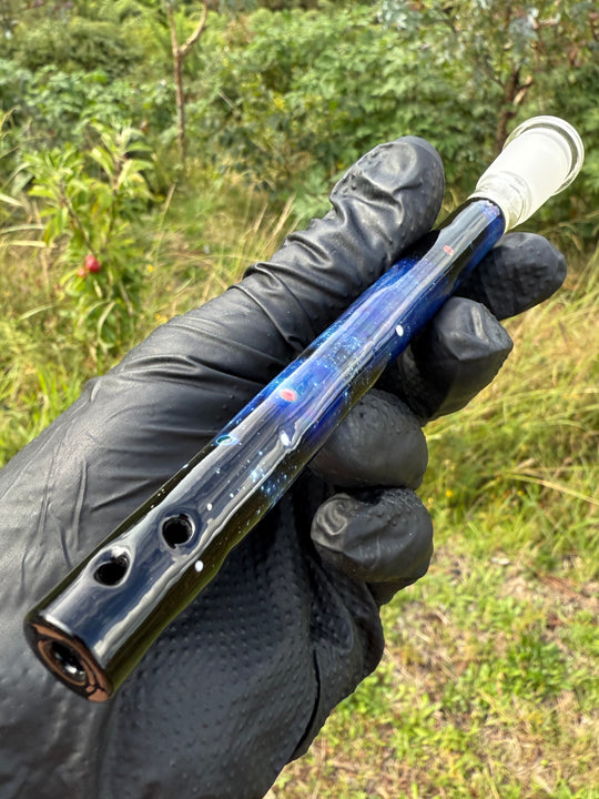 Jamie Clement Glass Collaboration Downstem - Galaxy #1