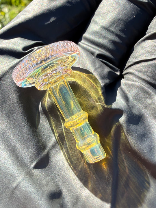 Yeti Glass Puffco Peak Joystick - Silver Fumed #1
