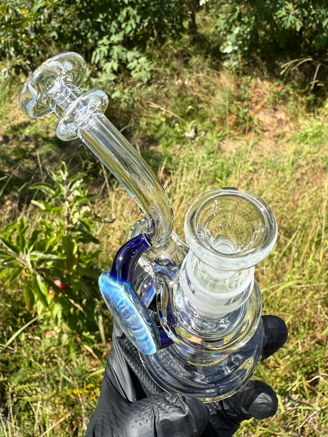 Beerglass Chaos Medallion Mini Rig - Blue Cobalt/Multicoloured #2