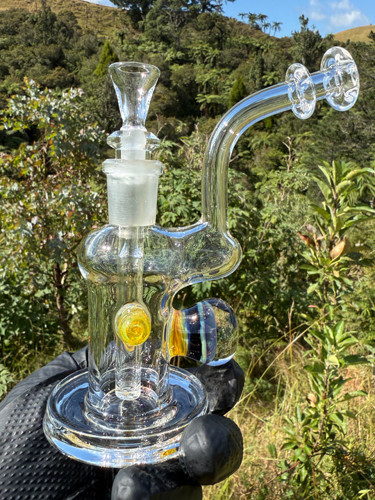 Beerglass Chaos Medallion Mini Rig - Orange/Multicoloured #3