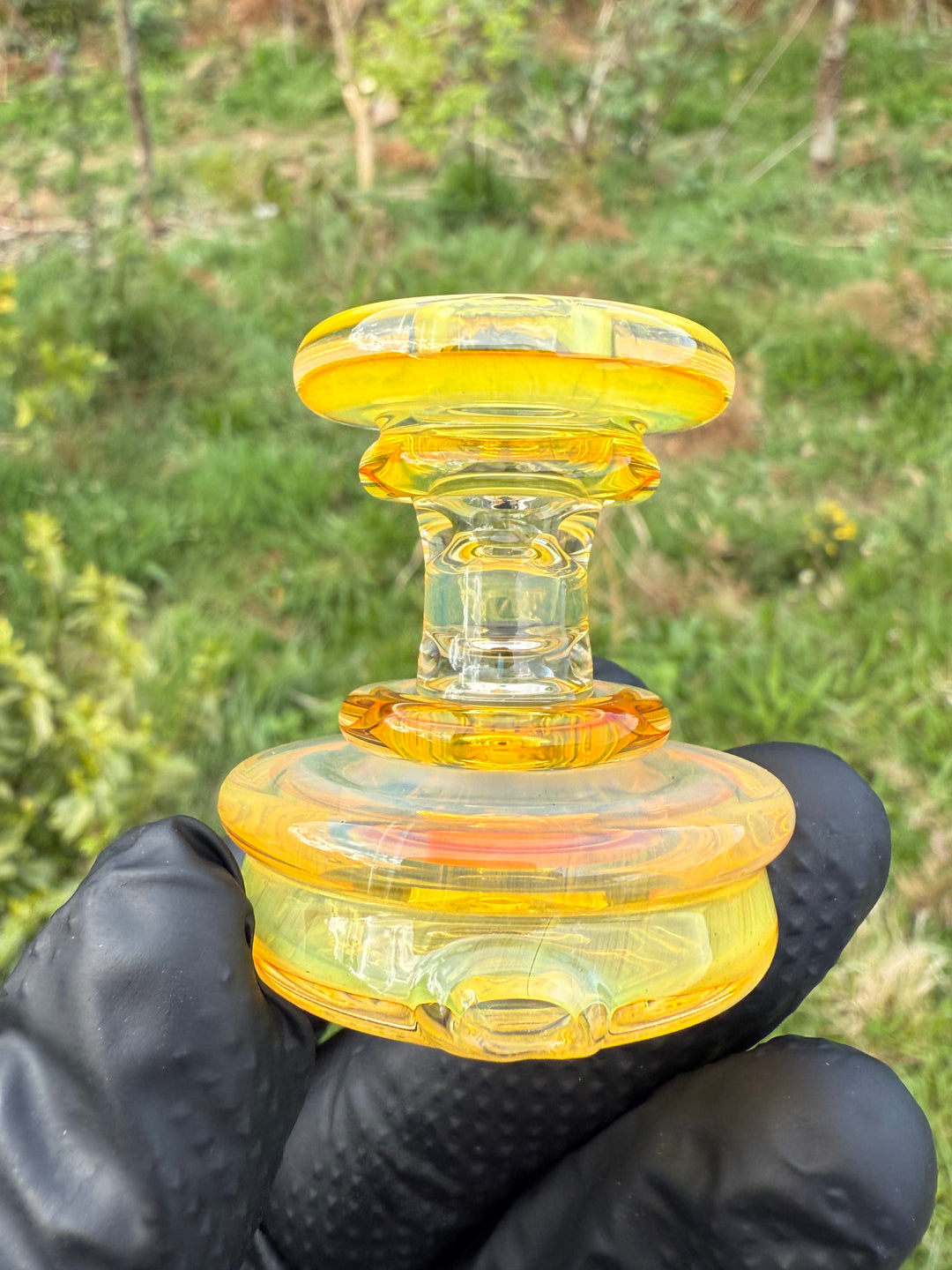 Yeti Glass Puffco Peak Dry Top - Silver Fumed #2