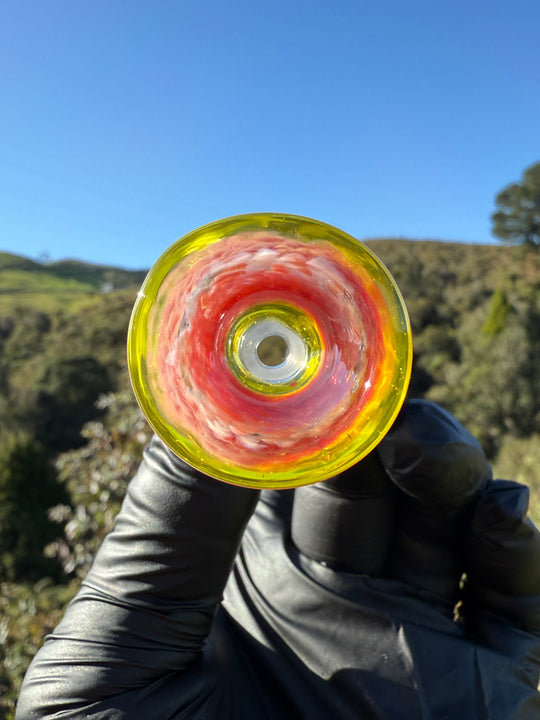 Jamie Clement Ash Catcher/Slide Set - Pheonix Frit/Yellow