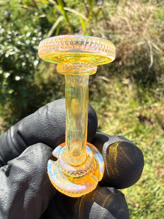 Yeti Glass Puffco Pivot Dry Top - Silver Fumed #3