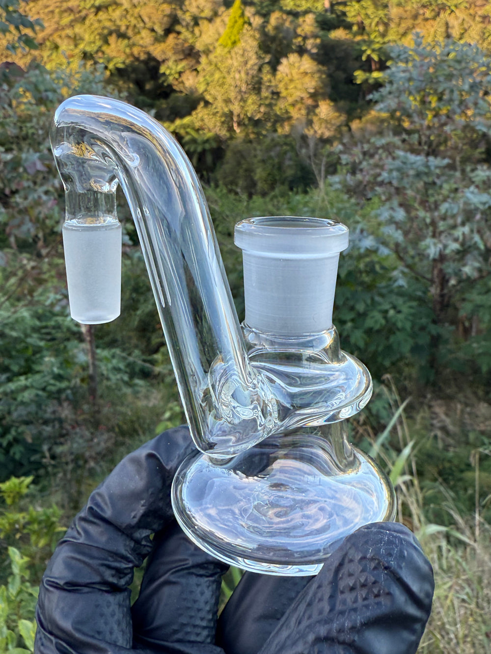 Uzzi Glass Drop Down Ash Catch 14/18mm - Clear