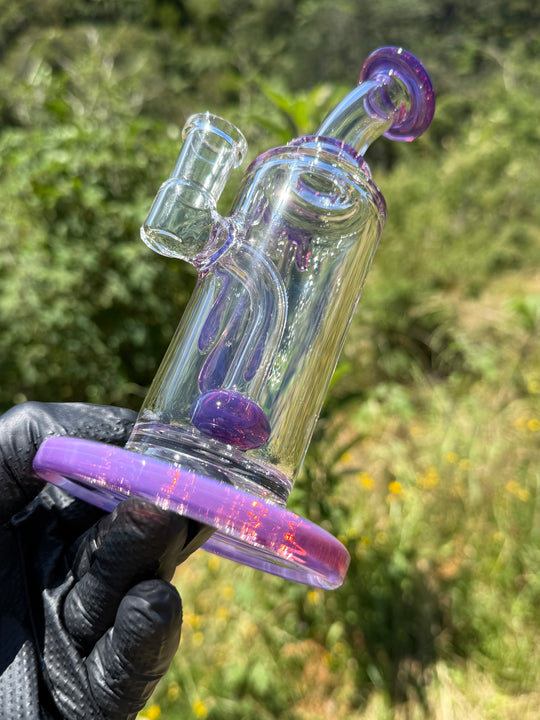 Uzzi Glass Drip Jammer Two Hole Perc - Royal Jelly