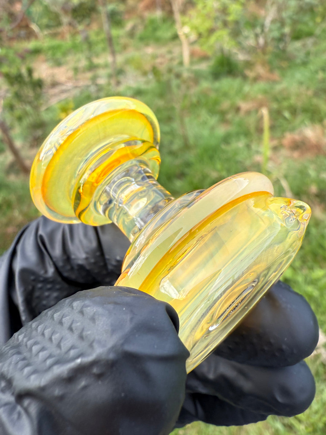 Yeti Glass Puffco Peak Dry Top - Silver Fumed #2