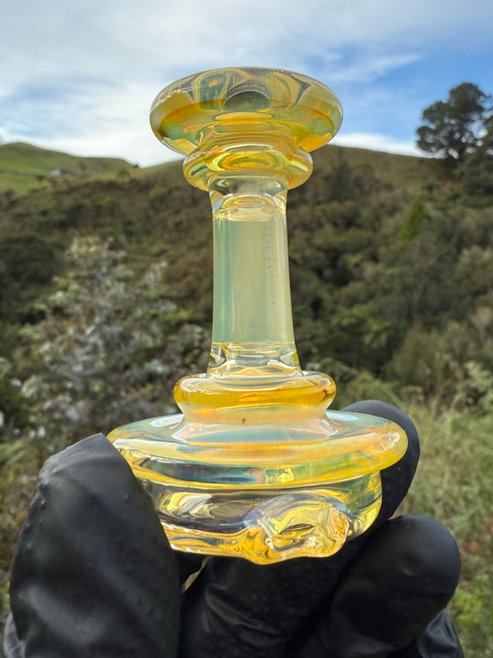 Yeti Glass Puffco Peak Dry Top - Silver Fumed #1