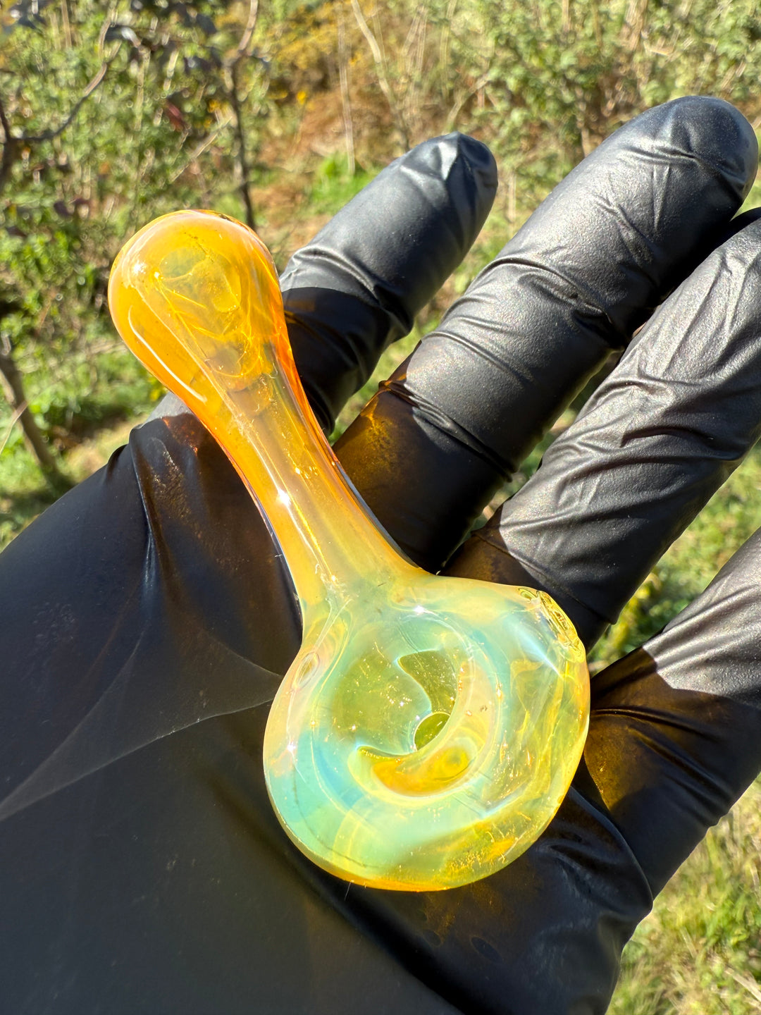 The Glass Bandit Spoon - Silver Fumed