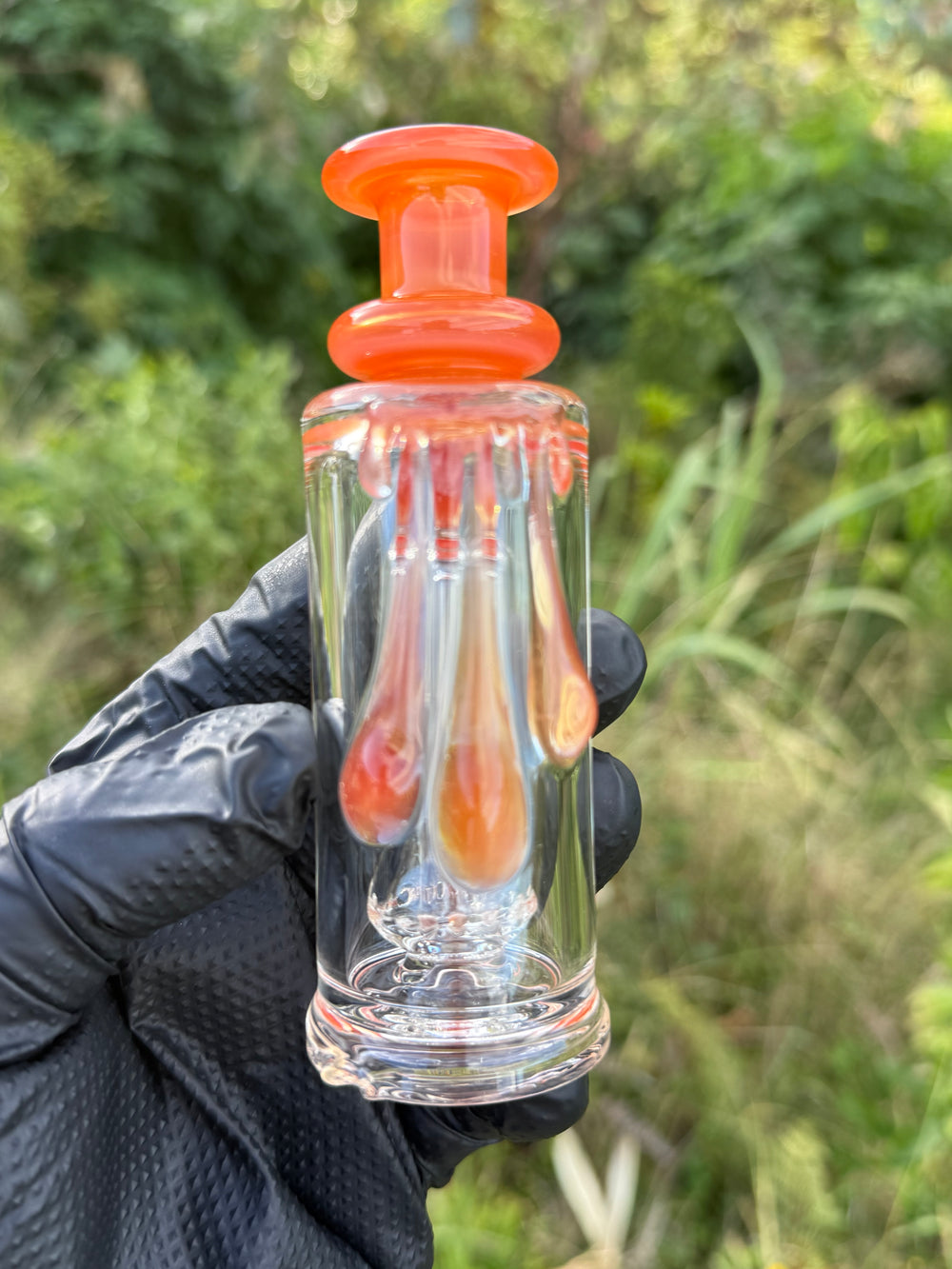 Uzzi Glass Puffco Drip Jammer  -Orange