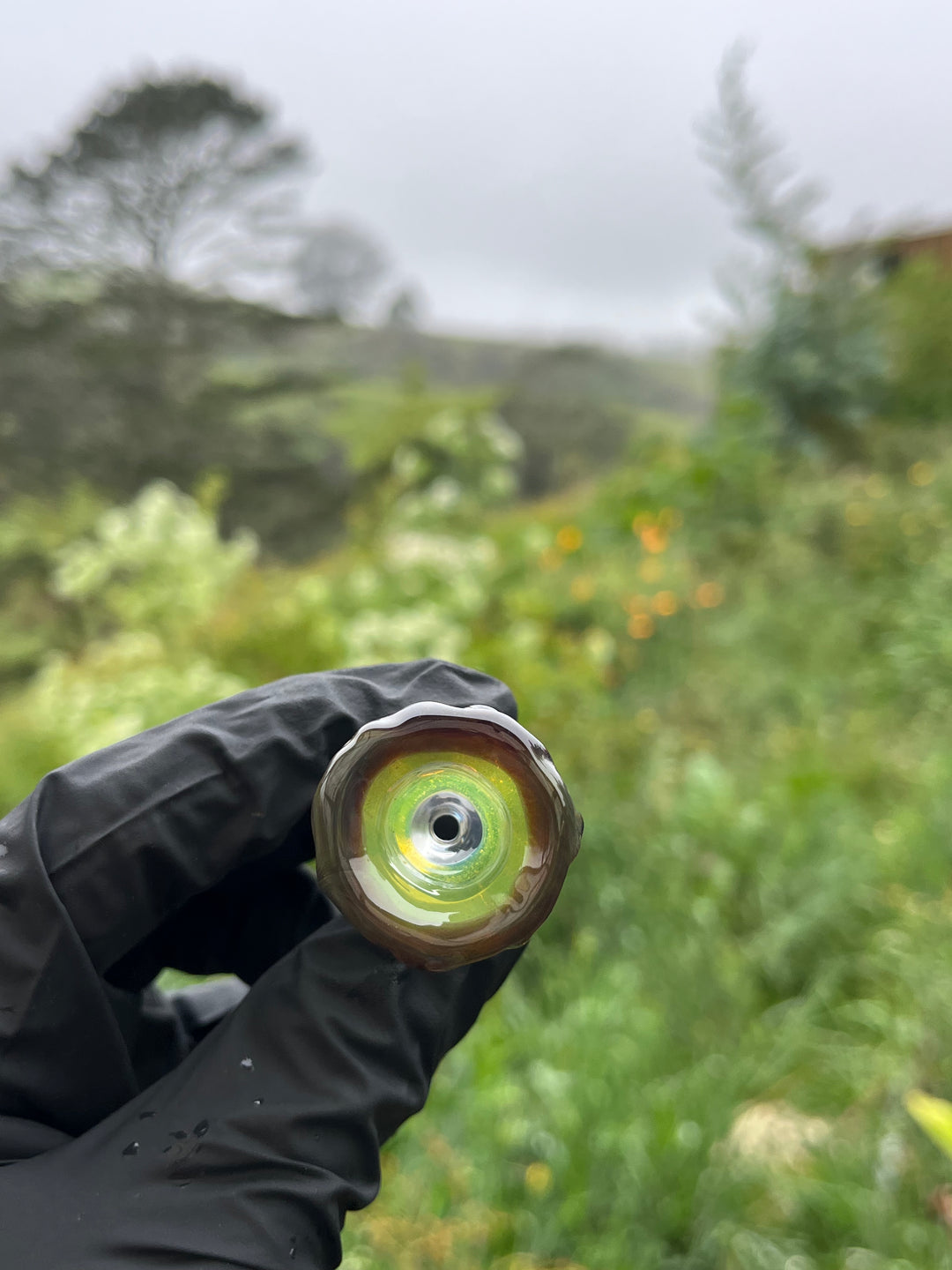 Jamie Clement Slide 14mm Drippy - Green Slime/Andromeda Drips