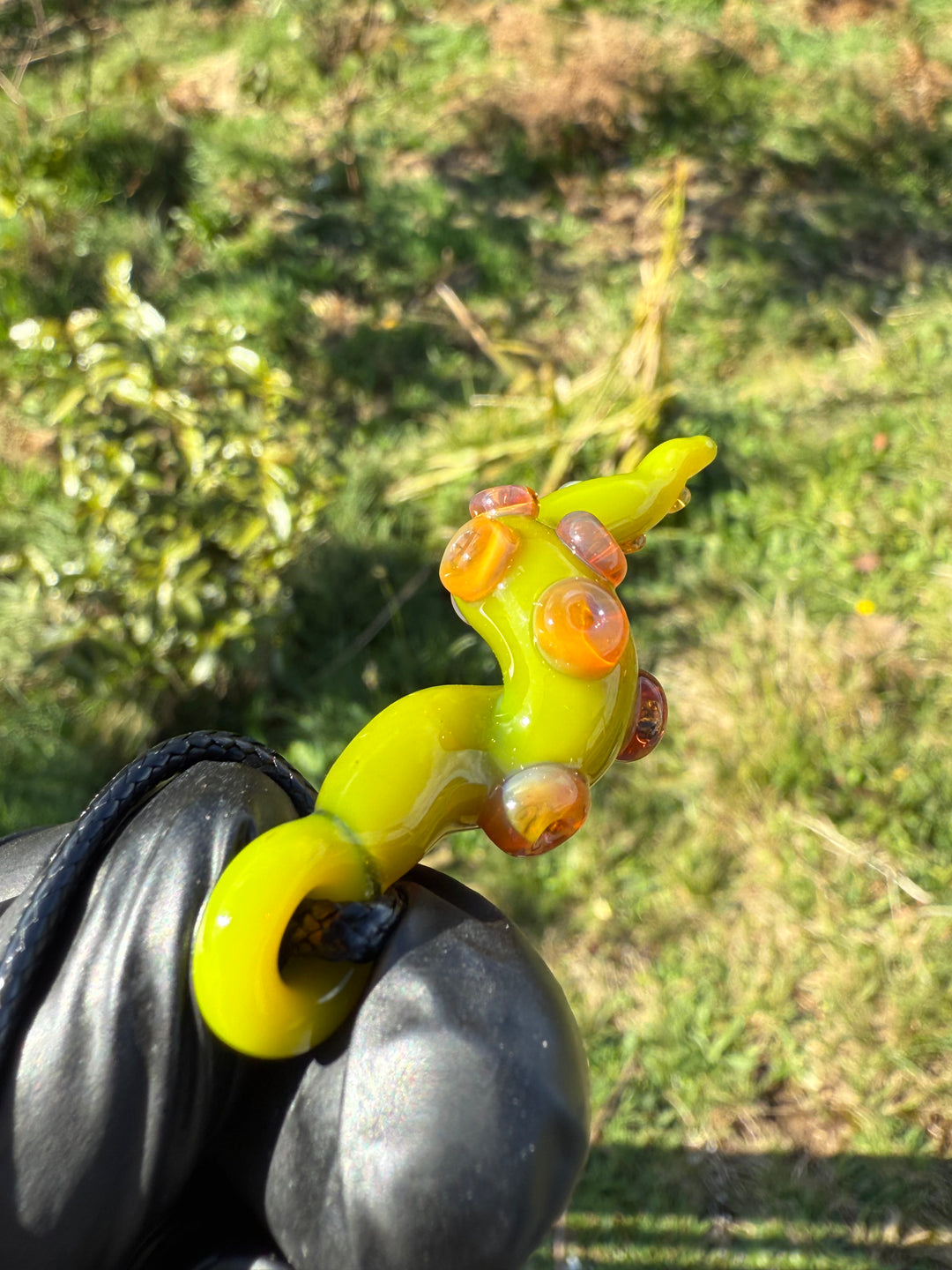Jamie Clement Tentacle Pendant - Green Opal #2