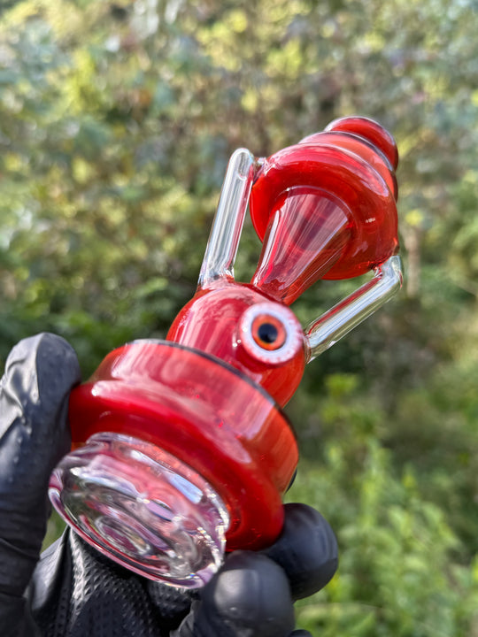 Uzzi Glass Puffco Double Uptake Klein Jammer  - Red